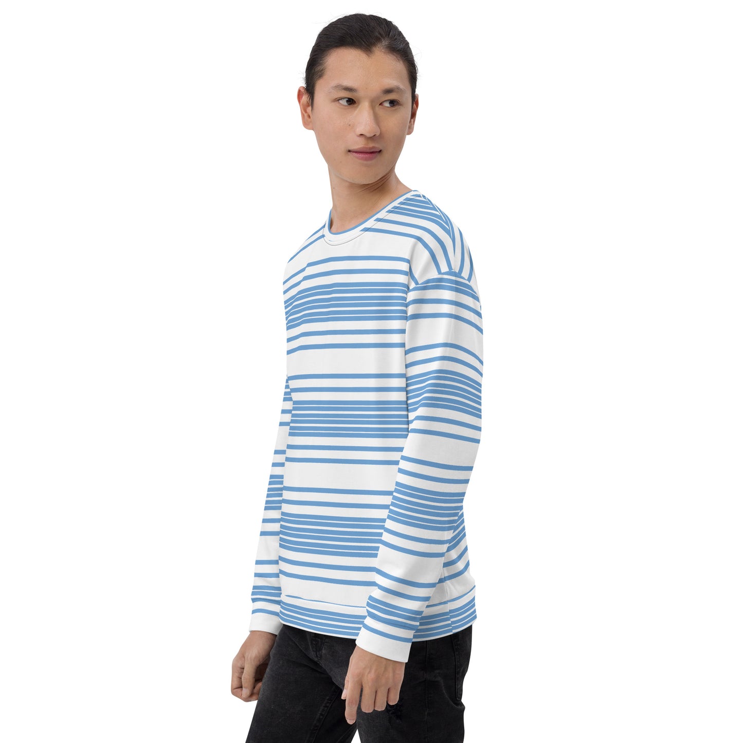 Iron Pattern Blue Unisex Graphic Sweatshirt – Iron Sharp Designs