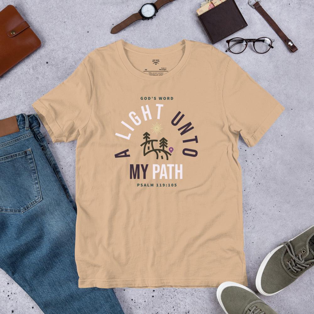 A Light Unto My Path Unisex t-shirt