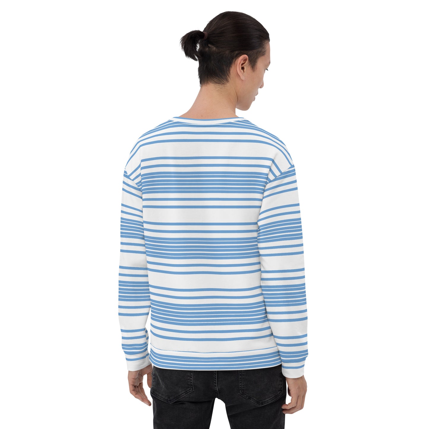 Iron Pattern Blue Unisex Graphic Sweatshirt – Iron Sharp Designs