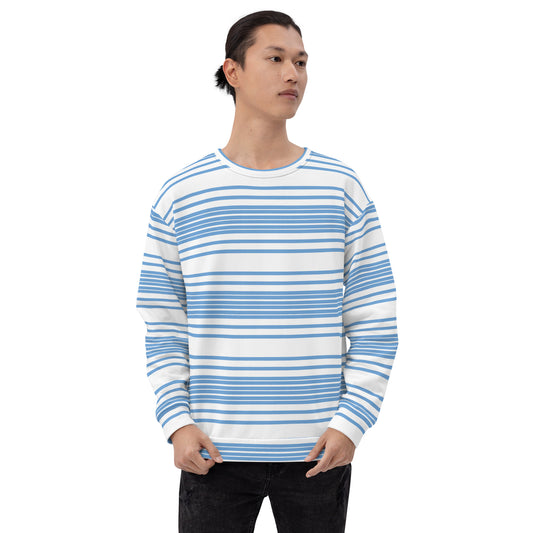 Iron Pattern Blue Unisex Graphic Sweatshirt – Iron Sharp Designs