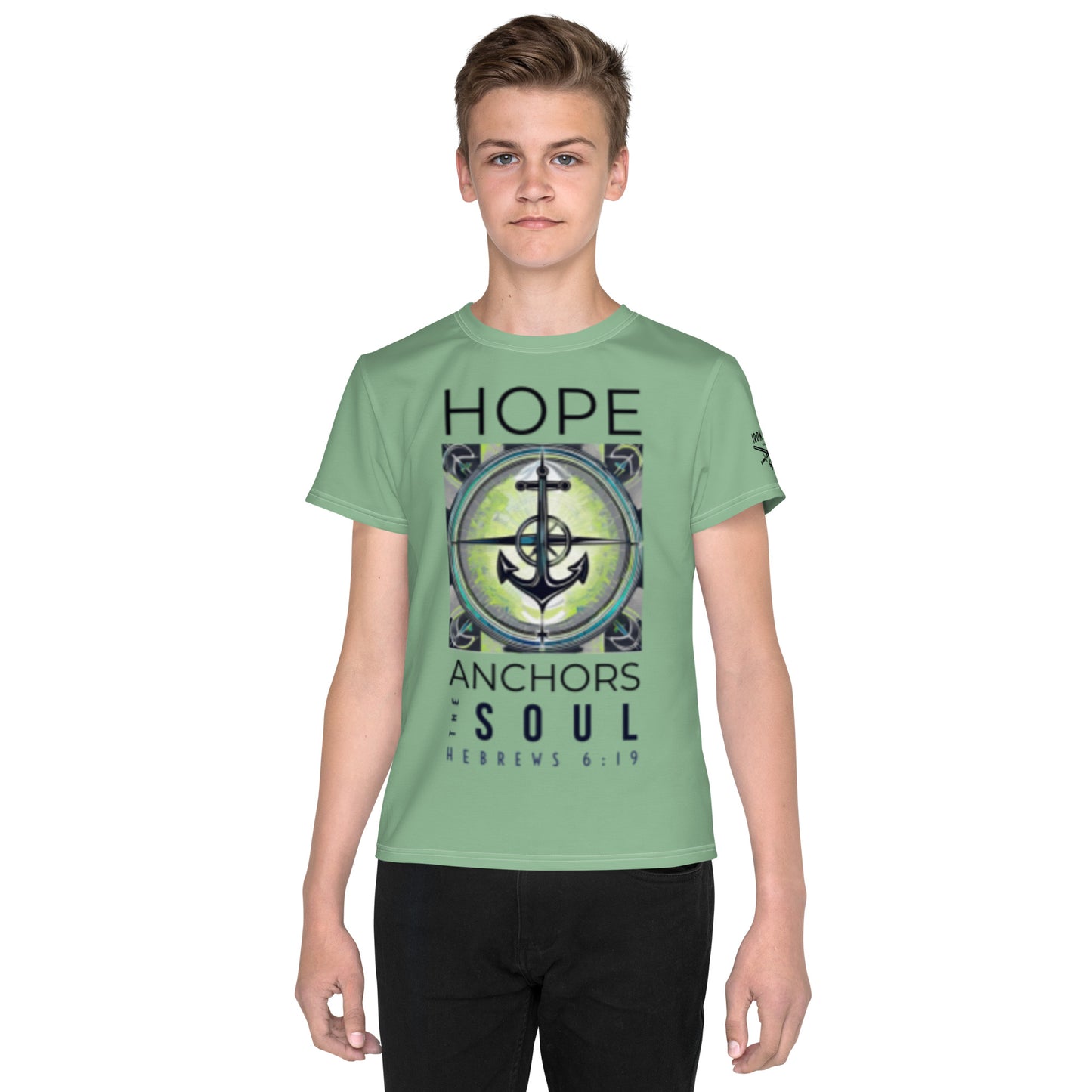 Hope Anchors The Soul Youth crew neck t-shirt