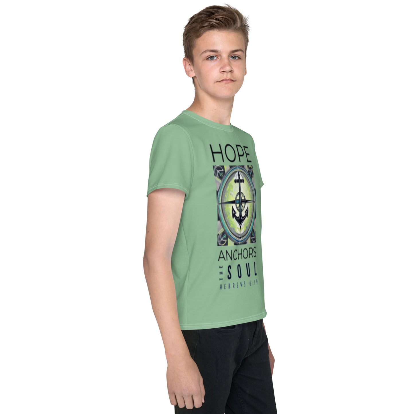 Hope Anchors The Soul Youth crew neck t-shirt