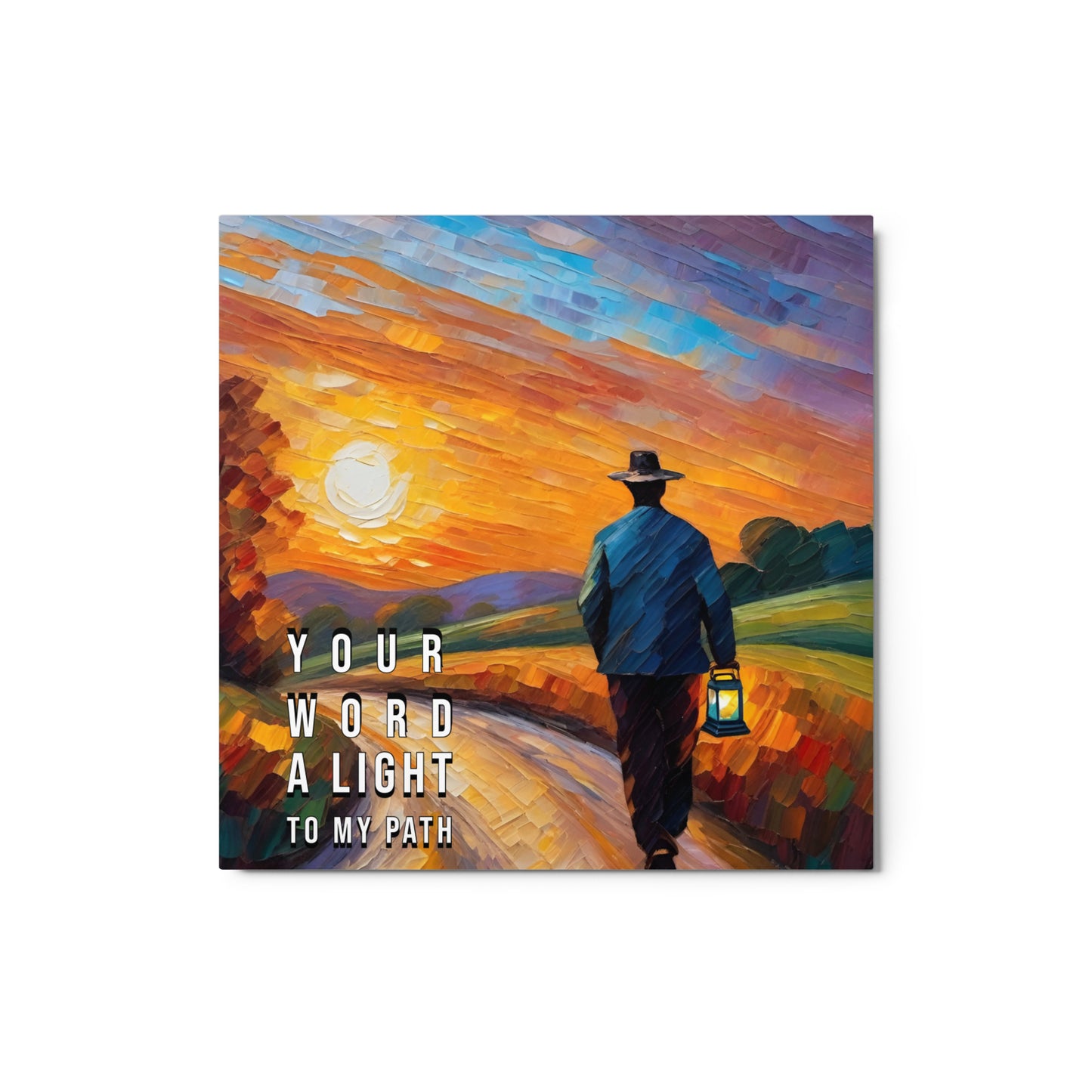 A Light To My Path Metal prints