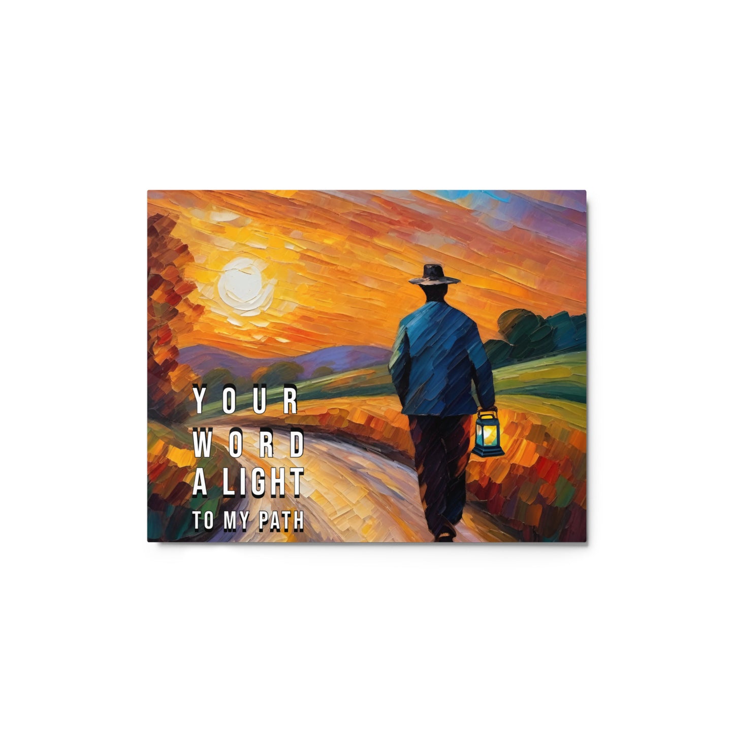 A Light To My Path Metal prints