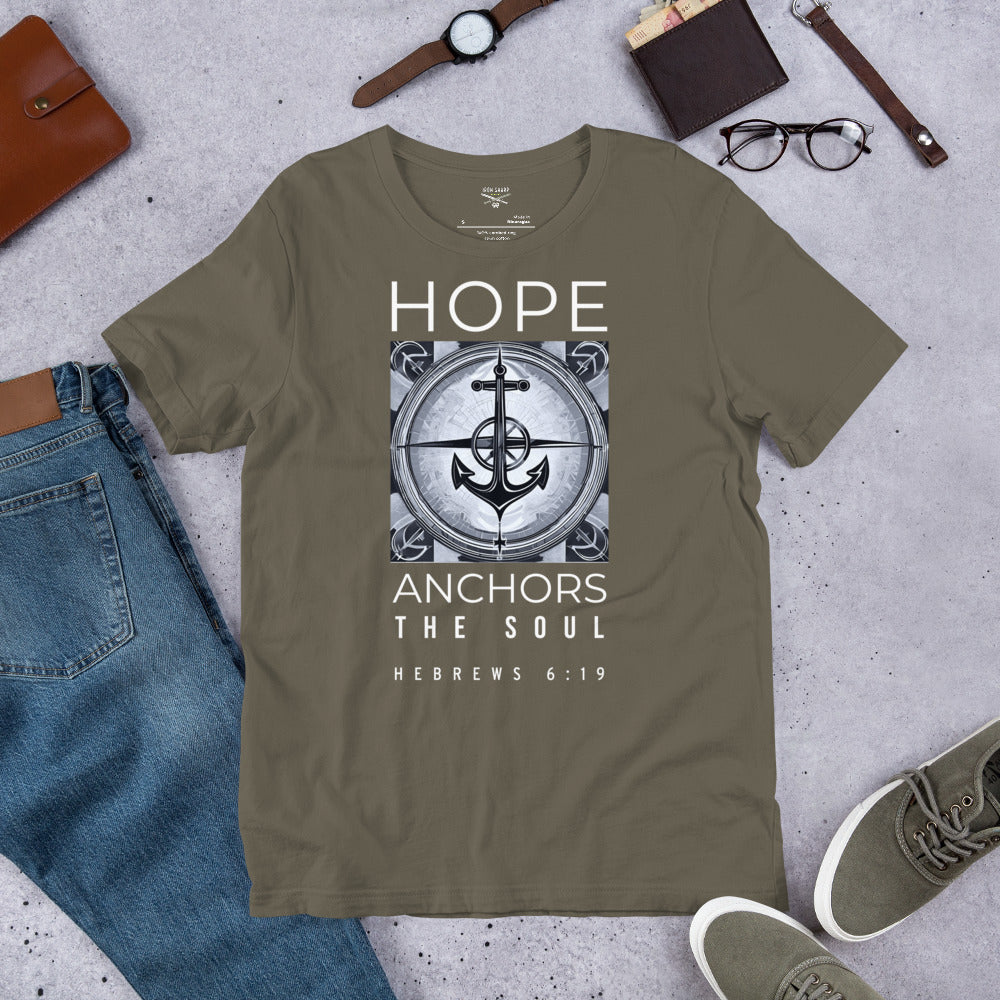 Hope Anchors The Soul Unisex t-shirt