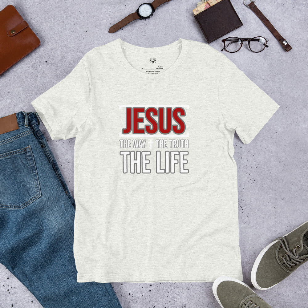 Jesus the Way Truth Life Men's t-shirt