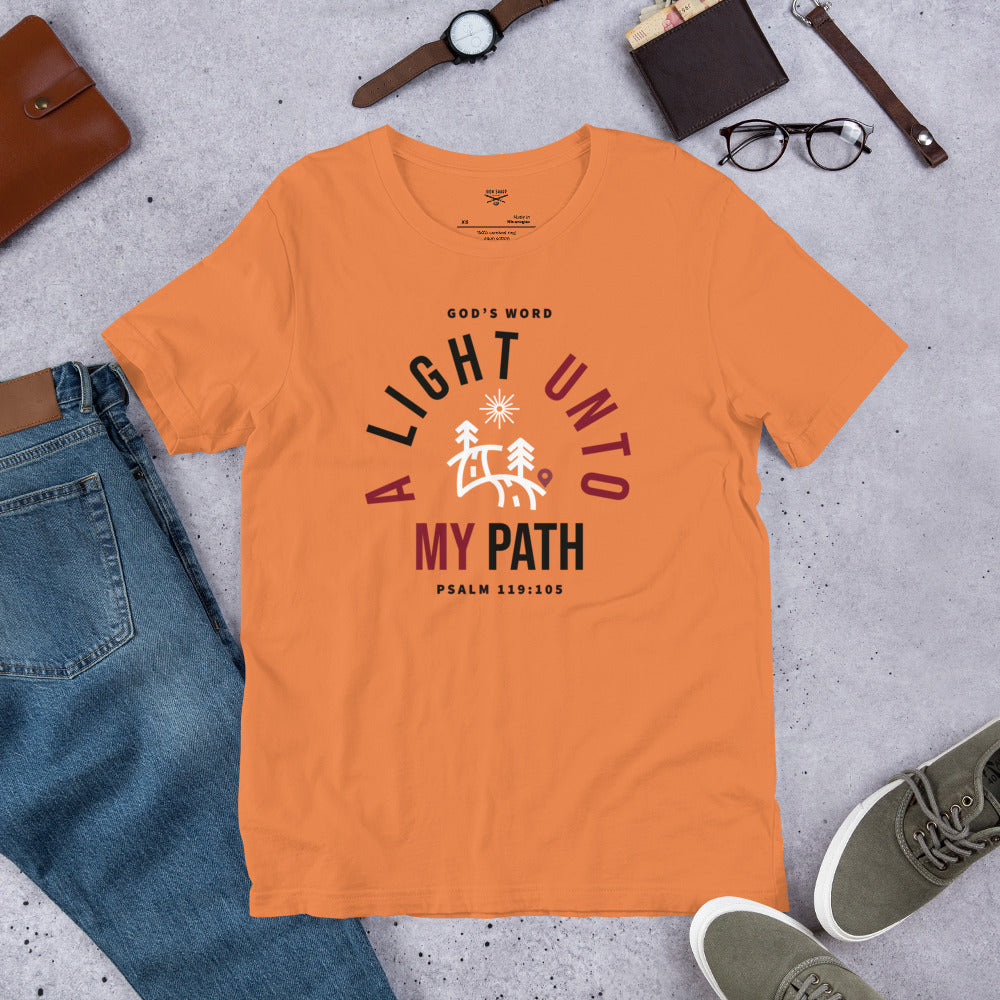 A Light Unto My Path Unisex t-shirt