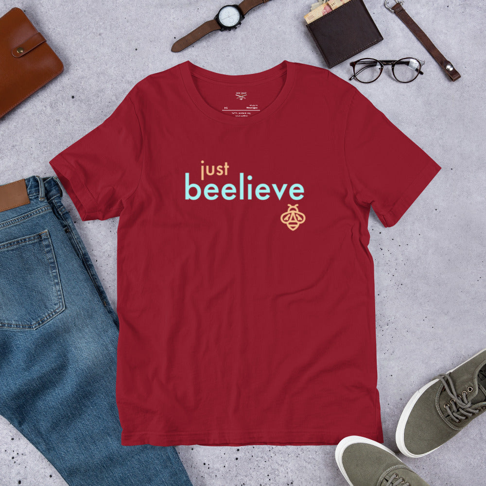 Just Beelieve (Believe)Unisex t-shirt