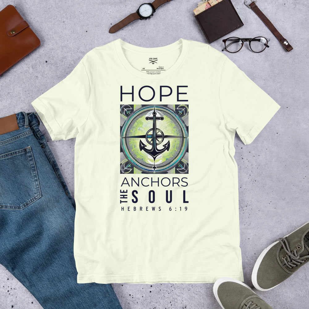 Hope Anchors The Soul Unisex t-shirt