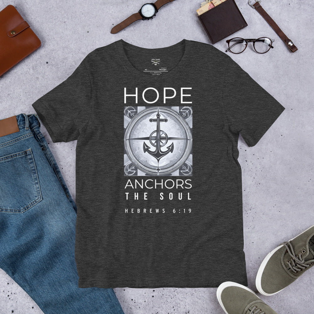 Hope Anchors The Soul Unisex t-shirt