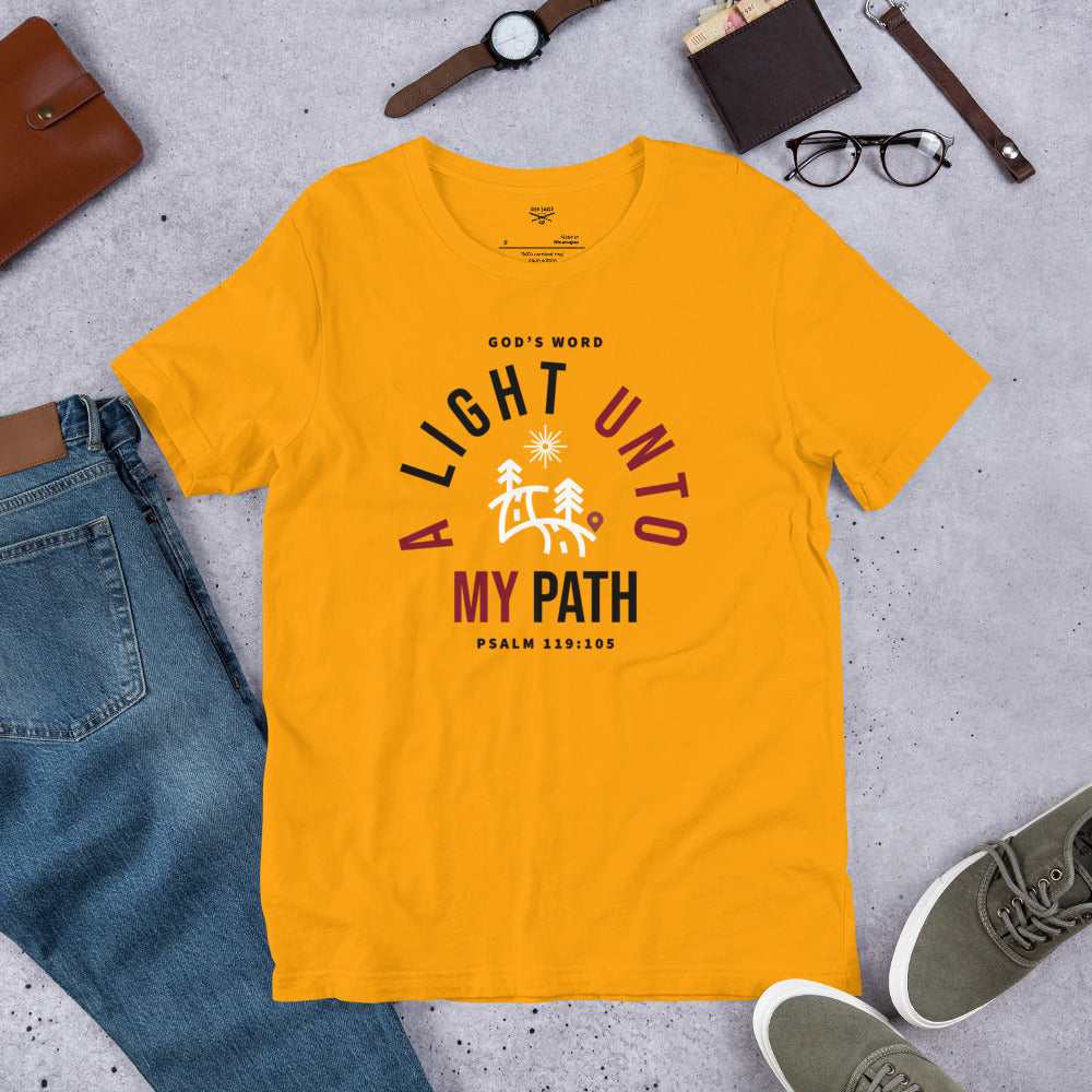 A Light Unto My Path Unisex t-shirt