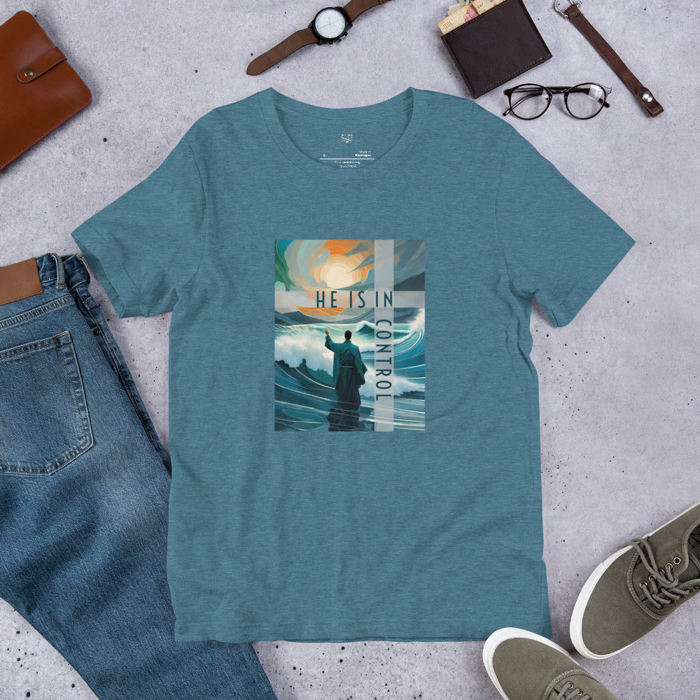 He is in Control Unisex t-shirt