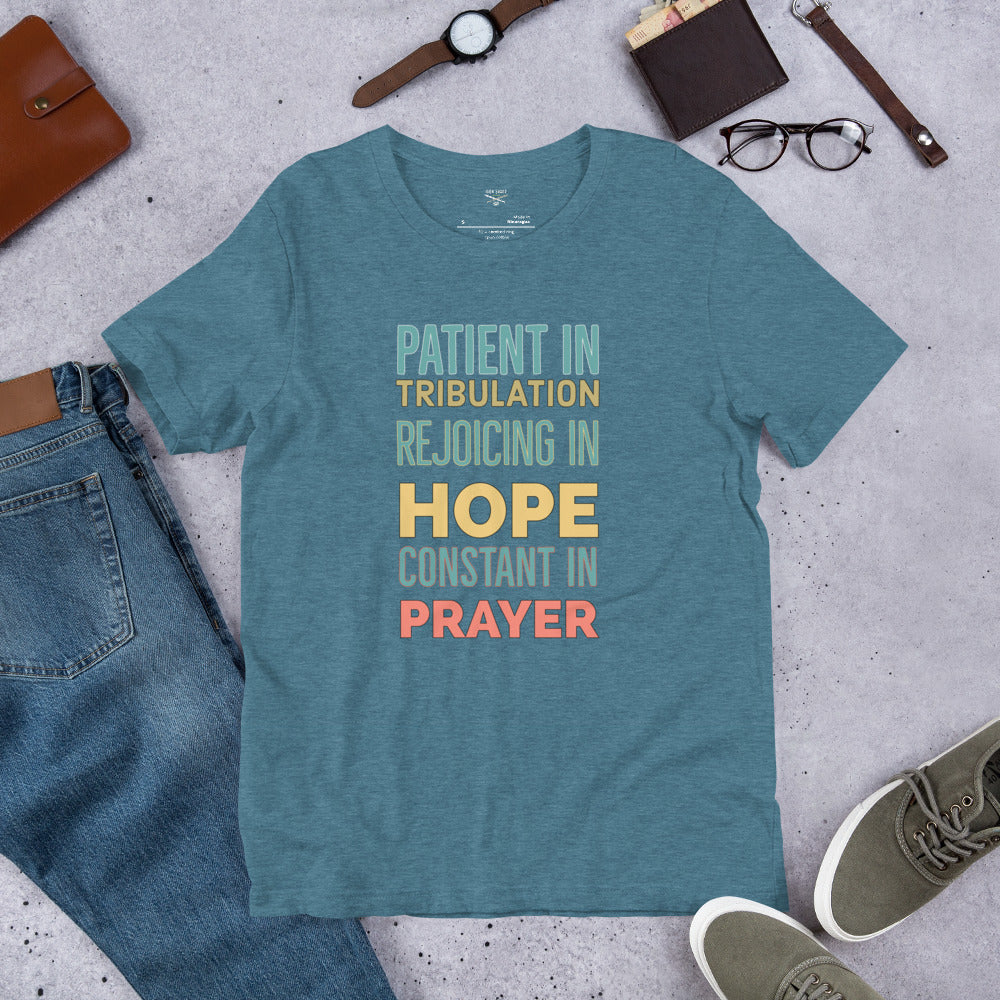 Patient Hope Prayer Unisex t-shirt