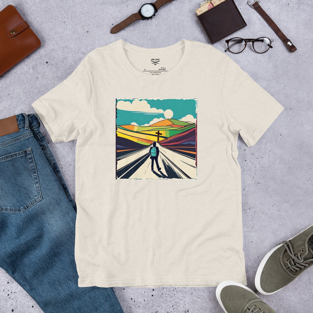 Journey To The Cross Unisex t-shirt