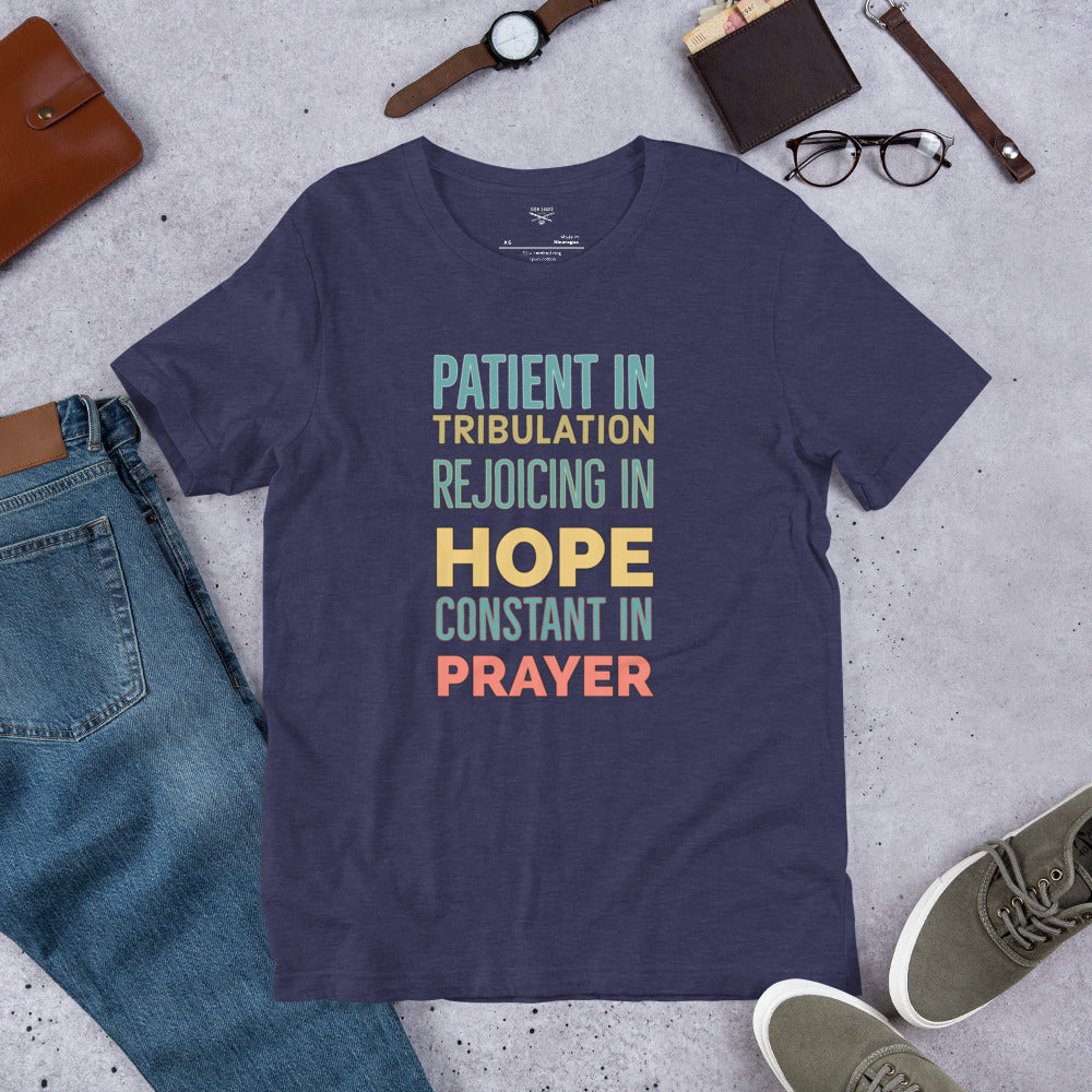 Patient Hope Prayer Unisex t-shirt