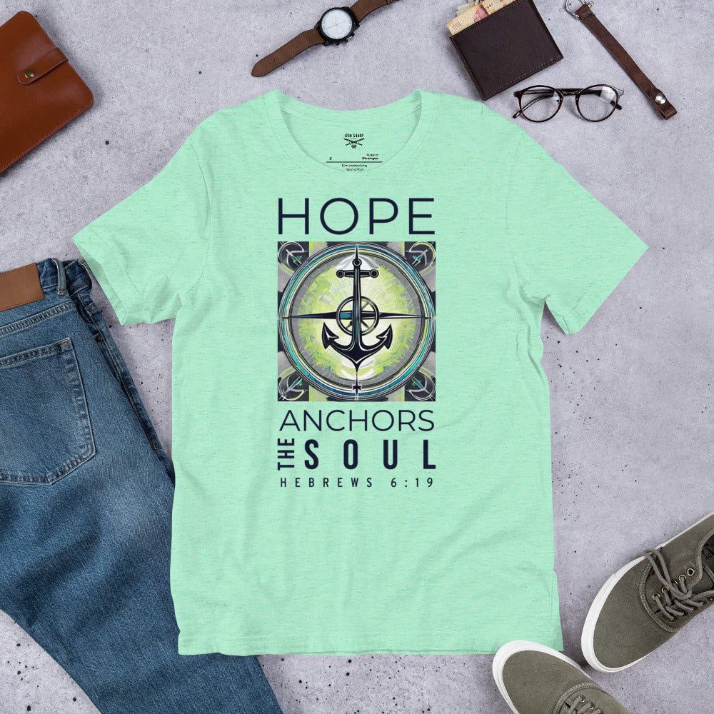 Hope Anchors The Soul Unisex t-shirt