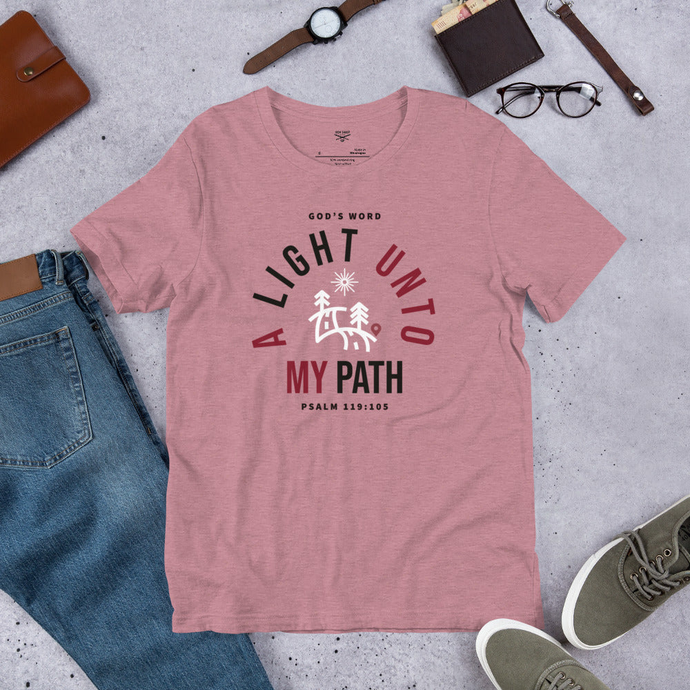 A Light Unto My Path Unisex t-shirt