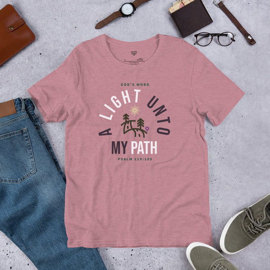 A Light Unto My Path Unisex t-shirt