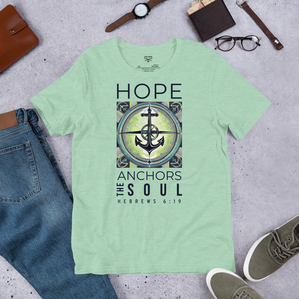 Hope Anchors The Soul Unisex t-shirt