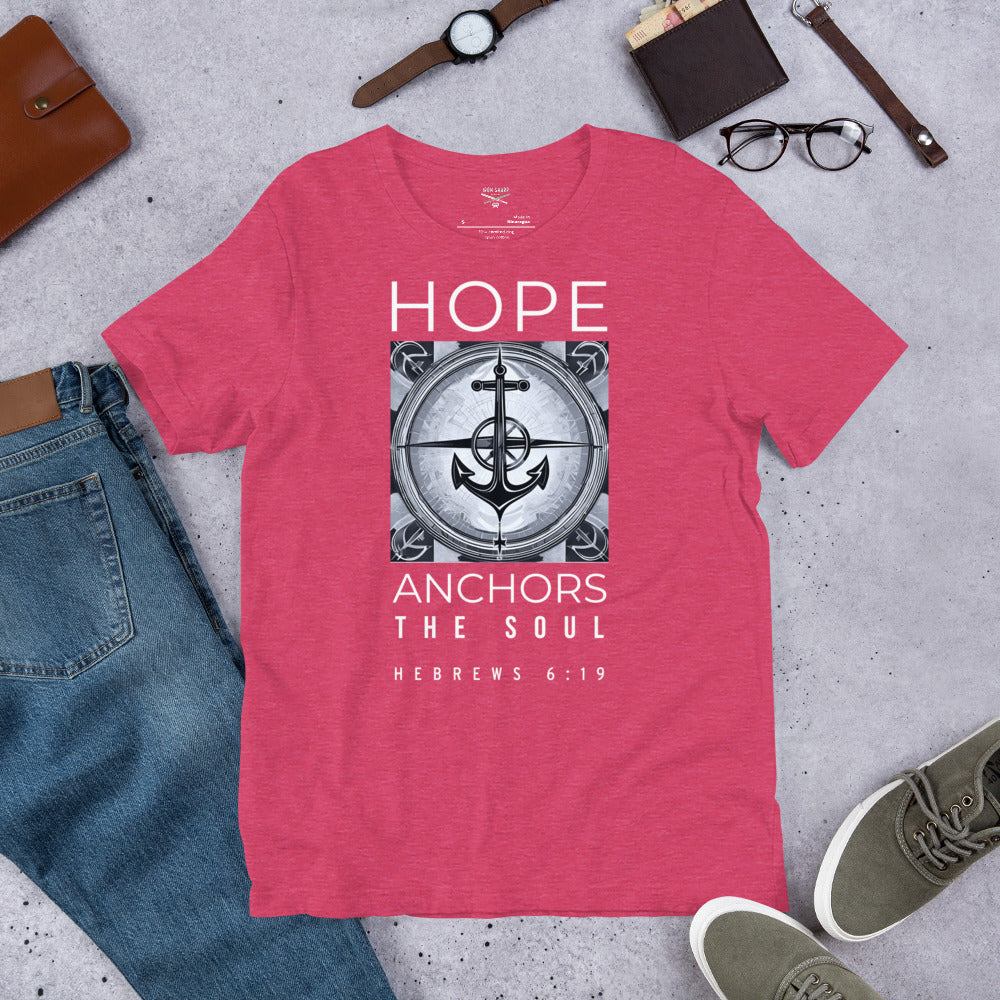 Hope Anchors The Soul Unisex t-shirt