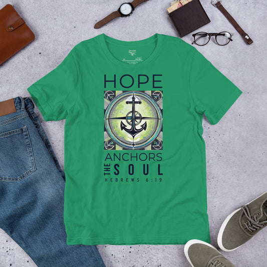 Hope Anchors The Soul Unisex t-shirt