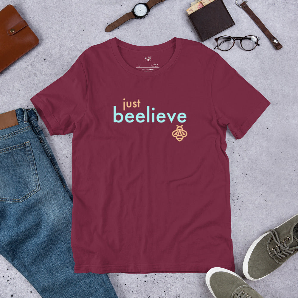 Just Beelieve (Believe)Unisex t-shirt