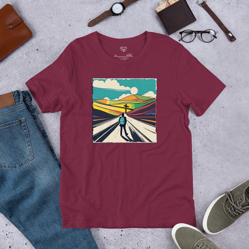 Journey To The Cross Unisex t-shirt