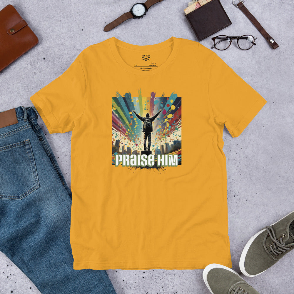 Praise Him Unisex Graph Ltr t-shirt