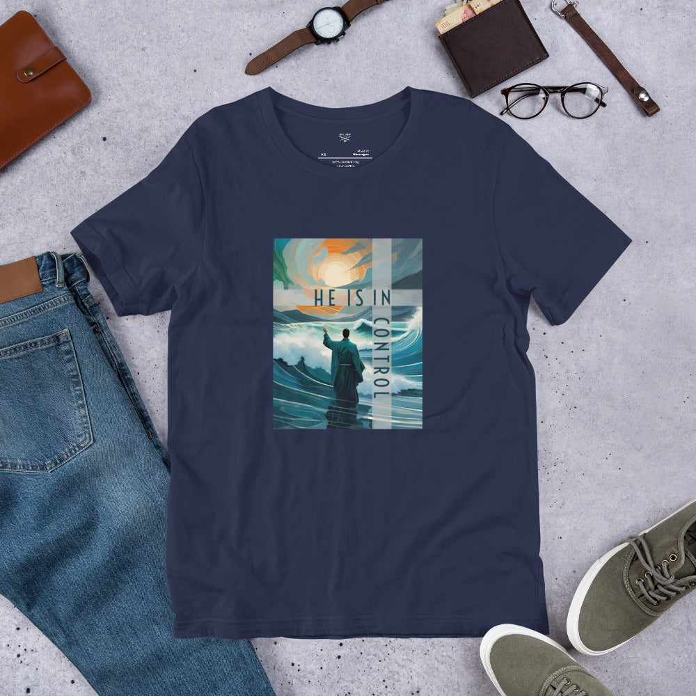 He is in Control Unisex t-shirt