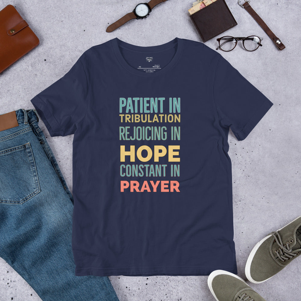 Patient Hope Prayer Unisex t-shirt