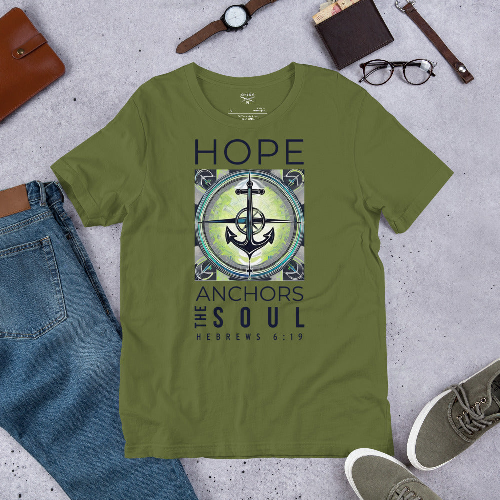 Hope Anchors The Soul Unisex t-shirt