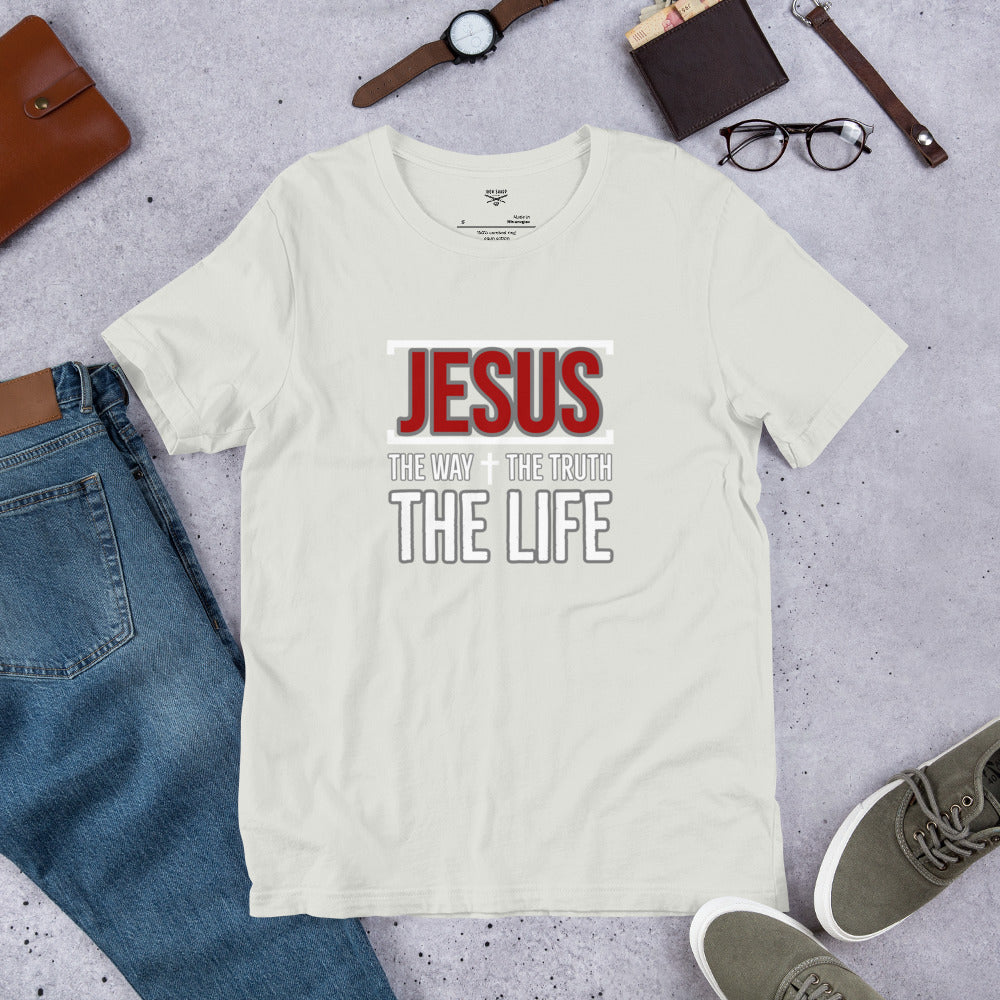 Jesus the Way Truth Life Men's t-shirt