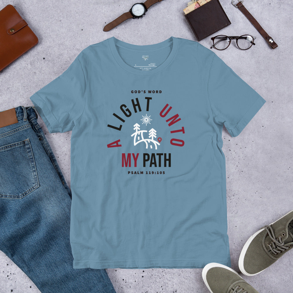 A Light Unto My Path Unisex t-shirt