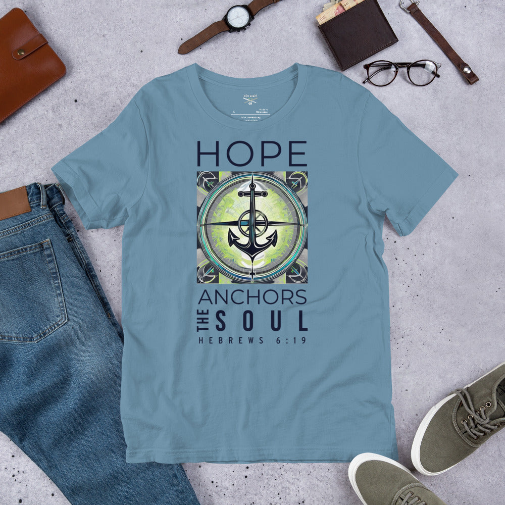 Hope Anchors The Soul Unisex t-shirt