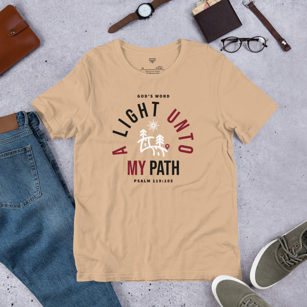 A Light Unto My Path Unisex t-shirt