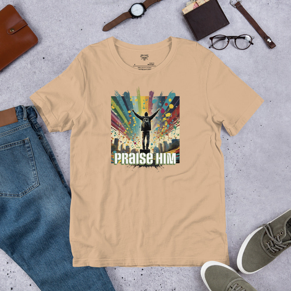 Praise Him Unisex Graph Ltr t-shirt