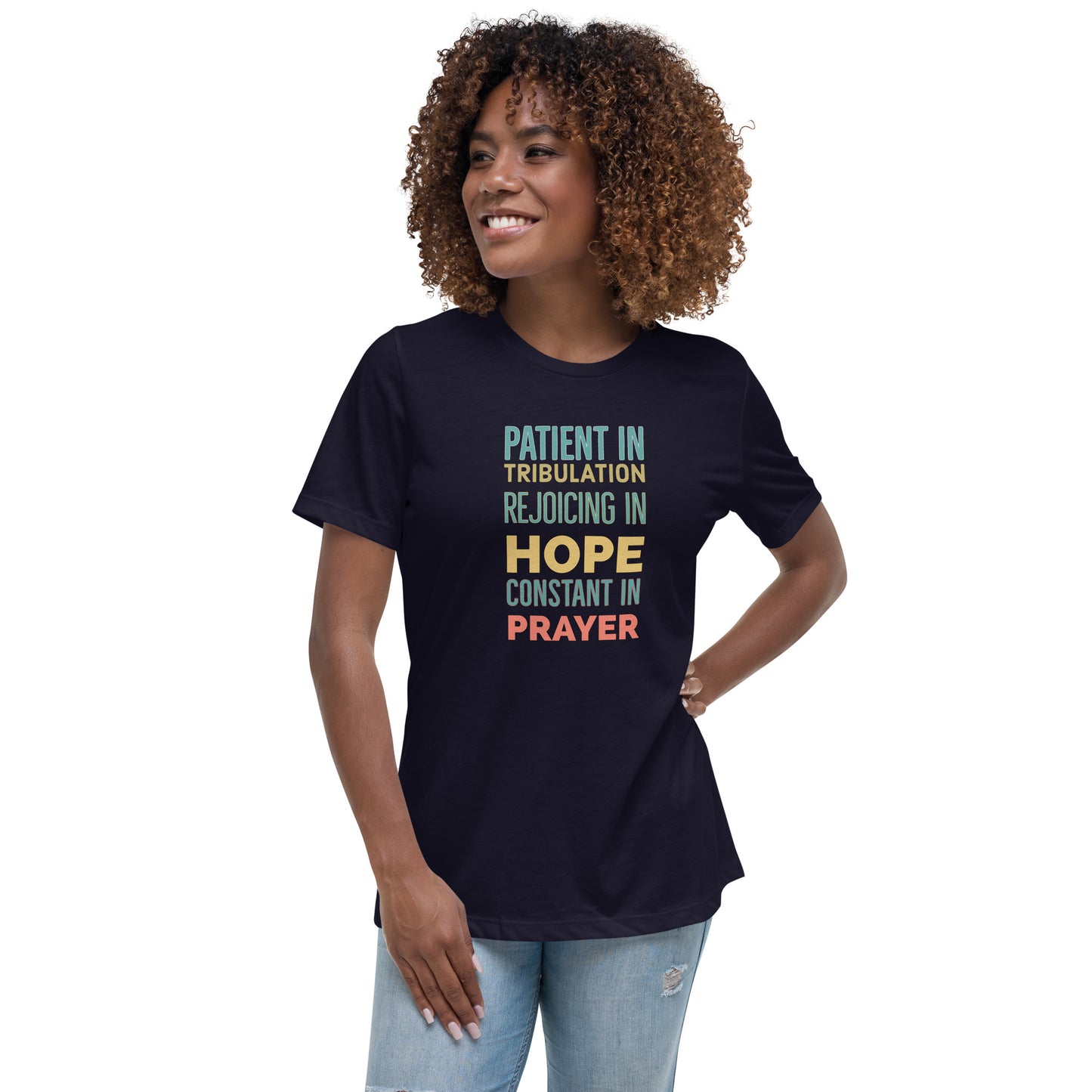 Patient Hope Prayer Women's Relaxed T-Shirt